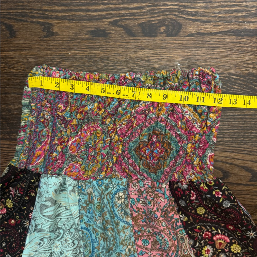 Colorful Paisley Ruffle Skirt - Picture 6 of 8